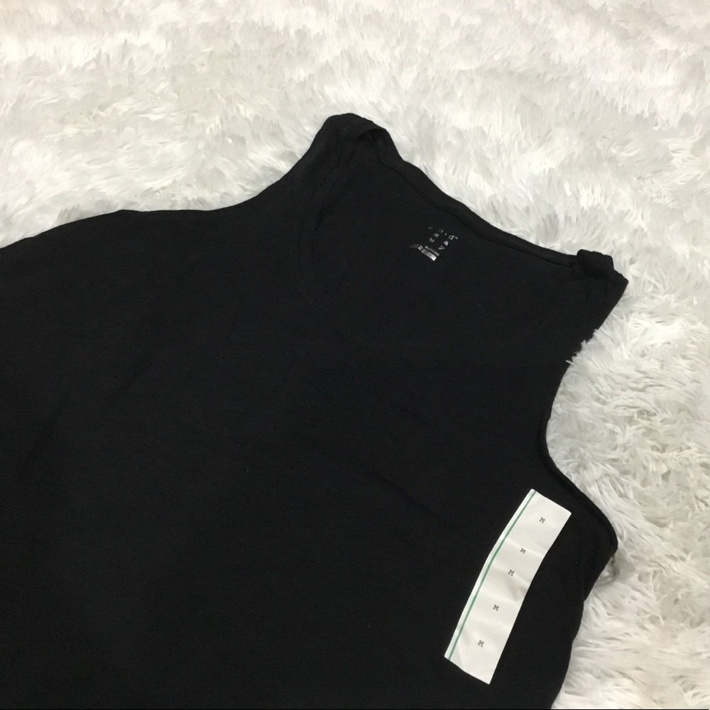 NWT A New Day Solid Black Tank Top